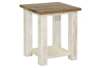 Borsgade Side Table - White/Natural