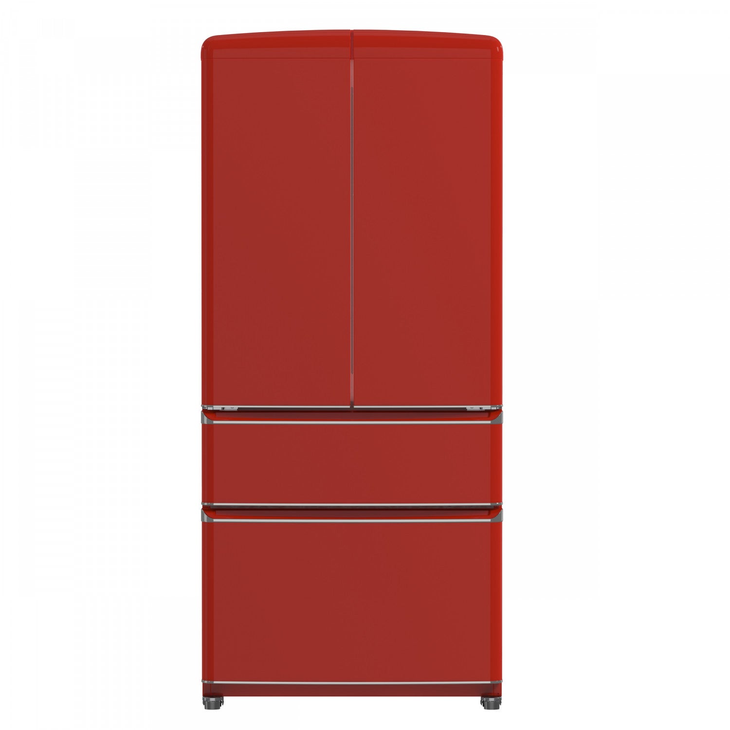 Forno Luigi 33" 18 Cu.Ft. Red French Door Refrigerator - FFFFD1791-33RED