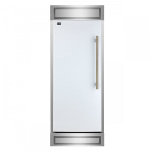 Forno Maderno 28" White Built-In Convertible Refrigerator/Freezer with Left Swing Door (13.6 Cu. Ft.) - FFFFD1722-32LMG-WHT