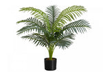 34" Palm Tree With 5" Black Pot - Green