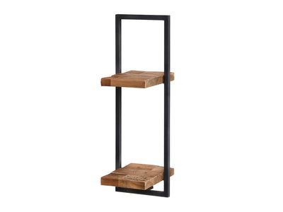 Bayan Metal Frame Wall Box IV - Teak