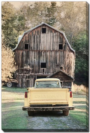 Country Lane Wall Art - Natural - 38 X 60