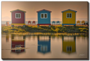 Cabin Trifecta Wall Art - Multi-Colour - 22 X 28