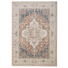 Salsa Medallion Outdoor Rug - 8' x 10' - Orange/Blue
