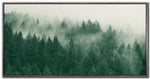Evergreen Haze Wall Art - Green - 30 X 60