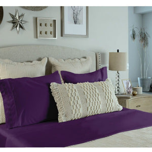 Nilus Twin Sheet Set - Purple