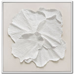 White Petal I Wall Art - White - 32 X 32