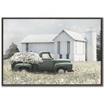 Vintage Ride Wall Art - White/Green - 30 X 45