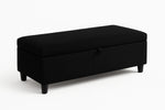 Kofi Storage Ottoman - Black