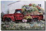 Vintage Delivery I Art - Red/Green - 24 X 35