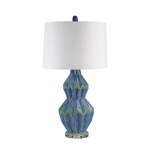 Delphi Table Lamp - Glazed Turquoise Blue
