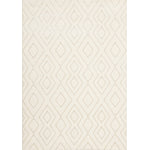 Sasha Soft Diamonds Area Rug - Cream - 7' X 10'