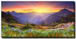 Silence Sunrise Wall Art - Multi-Colour - 10 X 20