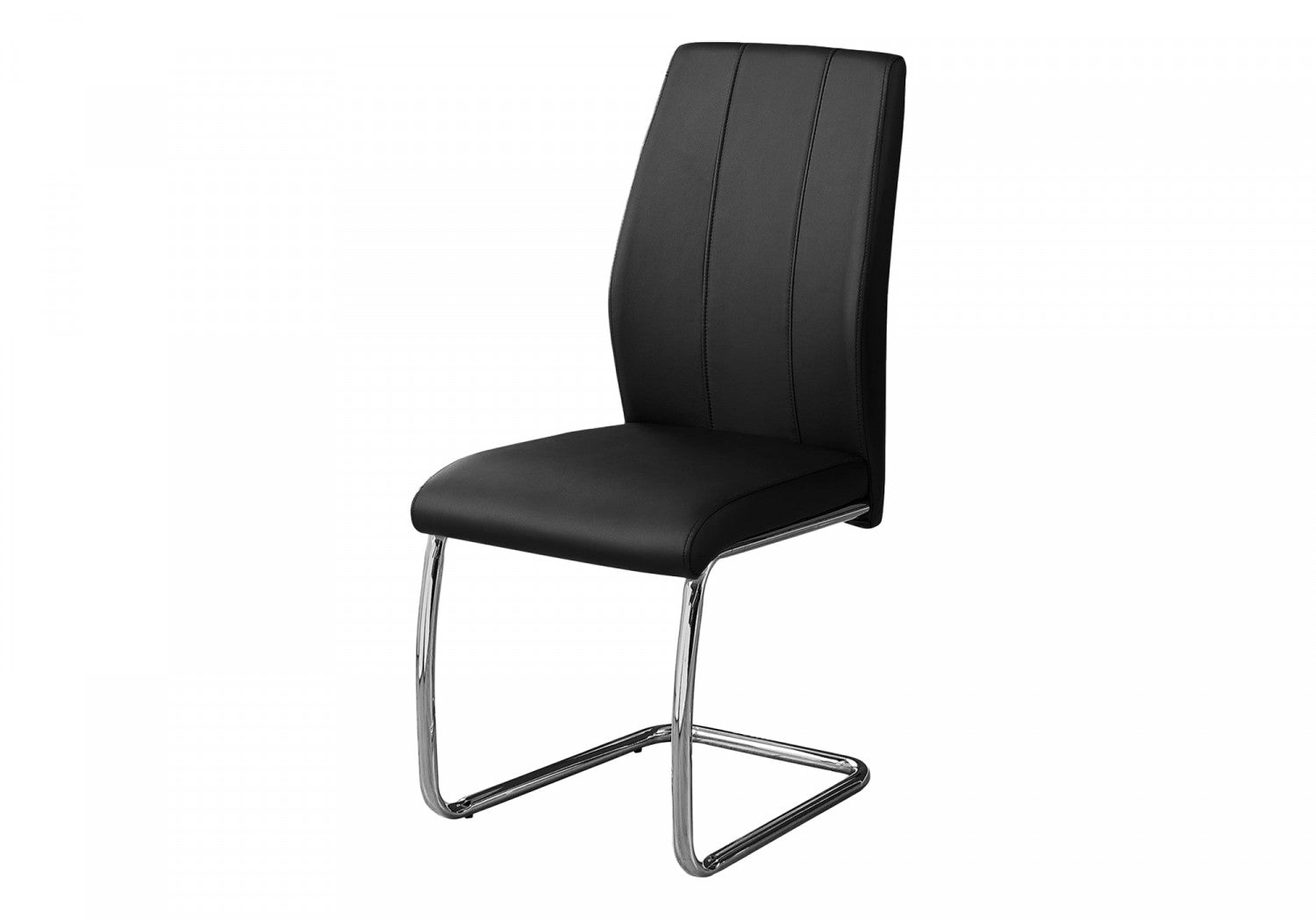 Cabot Dining Chair - Black/Chrome - Set Of Two