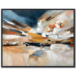 Skyline in Flux Wall Art - Multi-Colour - 40 X 50