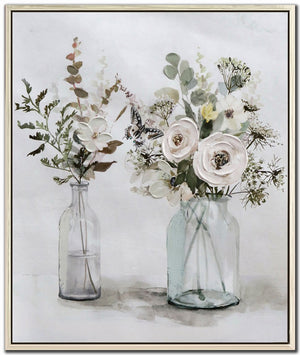 Still Life in Bloom I Wall Art - Neutral - 24 X 20