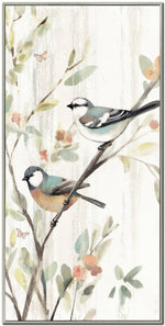 Springtime Conversation II Wall Art - Neutral - 48 X 24
