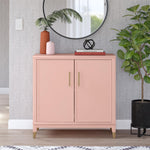 Westerleigh 2-Door Accent Cabinet - Pale Pink