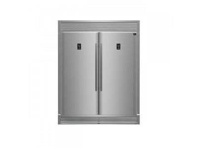 Forno Rizzuto 56" Stainless Steel 2-piece Convertible Refrigerator/Freezer (27.6 Cu. Ft.) - FFFFD1933-60S
