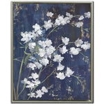 Blossoms in Indigo II Wall Art - Blue/White - 24 X 30