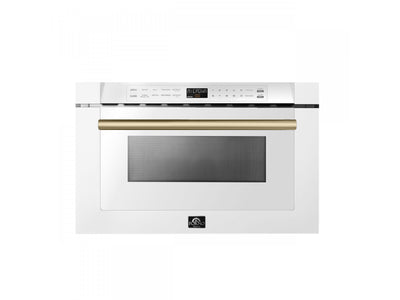 Forno Capoliveri White 24" Built-In Microwave Drawer (1.2 Cu. Ft.) - FMWDR3000-24WHT