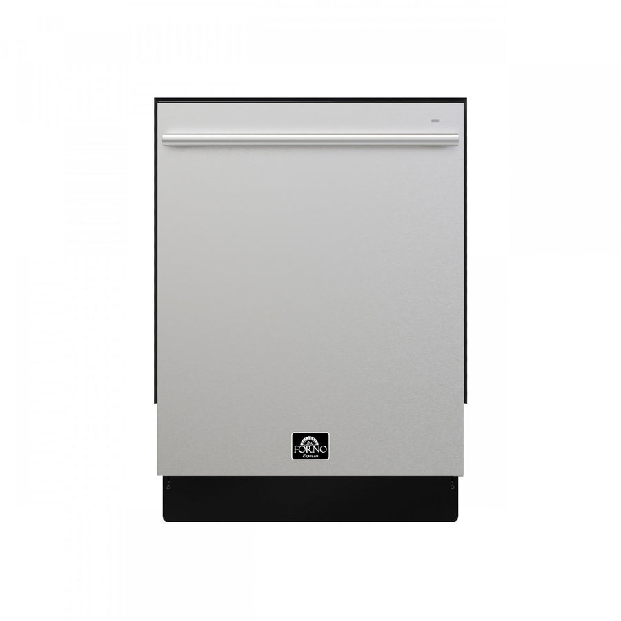 Forno Romano Stainless Steel Built-in Top Control Dishwasher (52 dBa) - FDWBI8035-24S