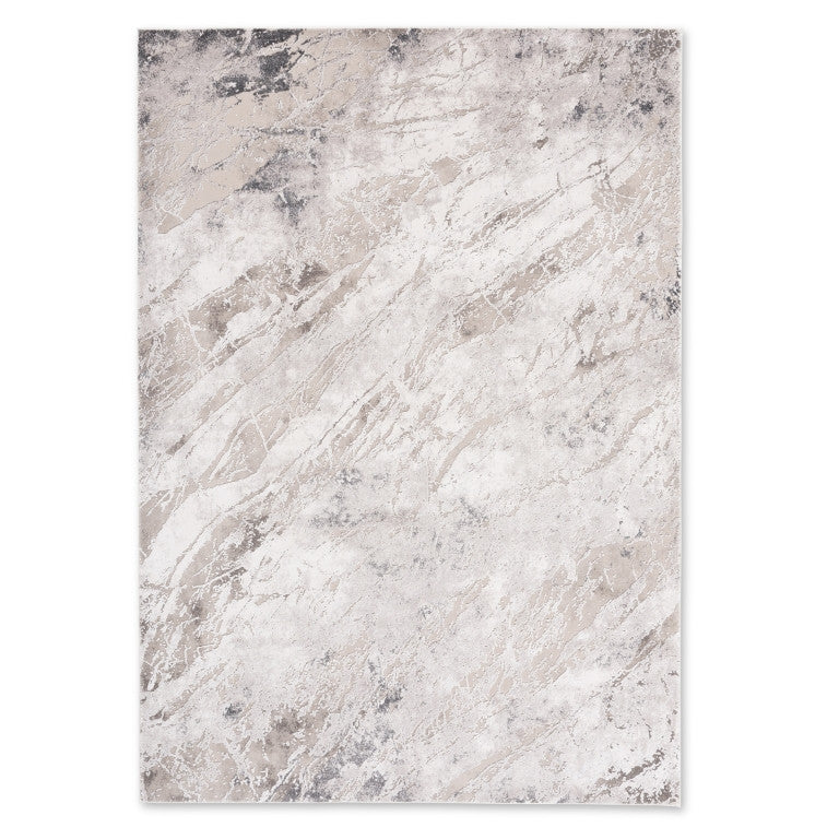 Skadi Marble Rug - 4' x 6' - Grey/Beige