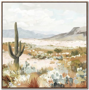 Cactus Whisper Wall Art - Multi-Colour