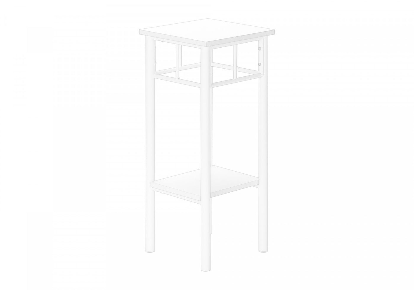 Ilka Side Table - White