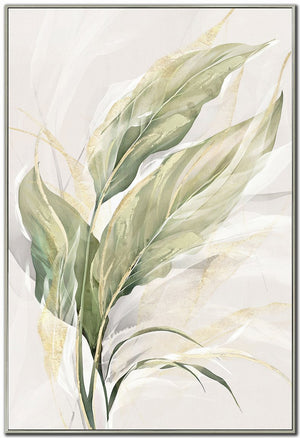 Verdant Veil II Art - Green/White - 28 X 42