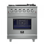 Forno Massimo 30" Stainless Steel Freestanding Gas Range with Air Fry (4.32 Cu. Ft.) - FFSGS6239-30