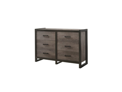 Terra 6 Drawer Dresser - Grey