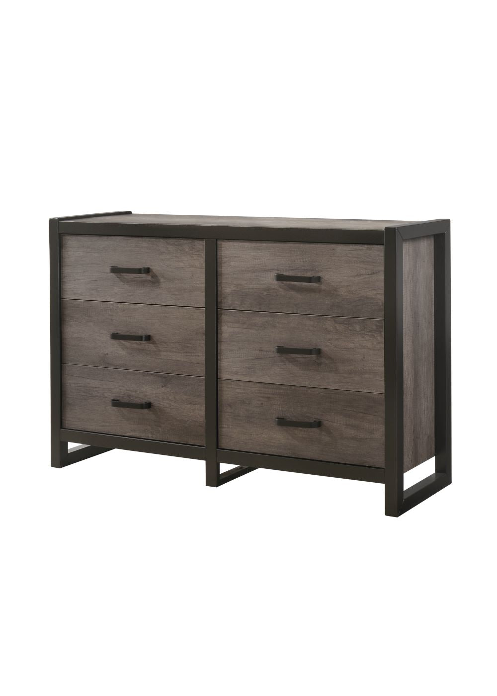 Terra 6-Drawer Dresser - Grey