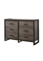 Terra 6-Drawer Dresser - Grey