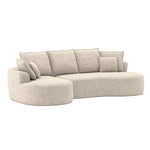Ibiza All Foam Sectional - Beige