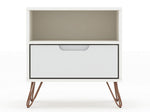 Nuuk I Night Table - White