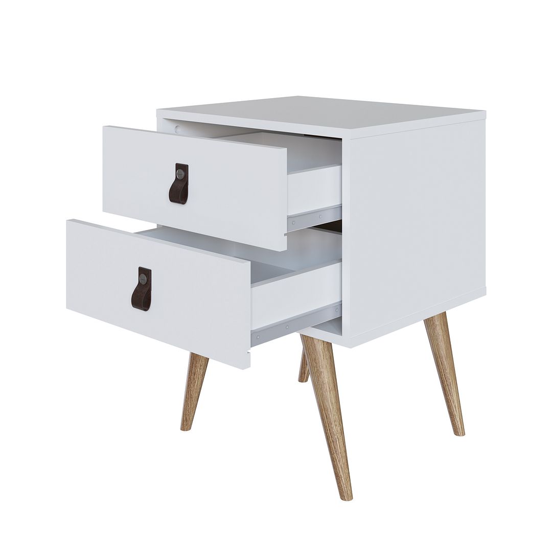 Torsted Nightstand - White - Set of 2