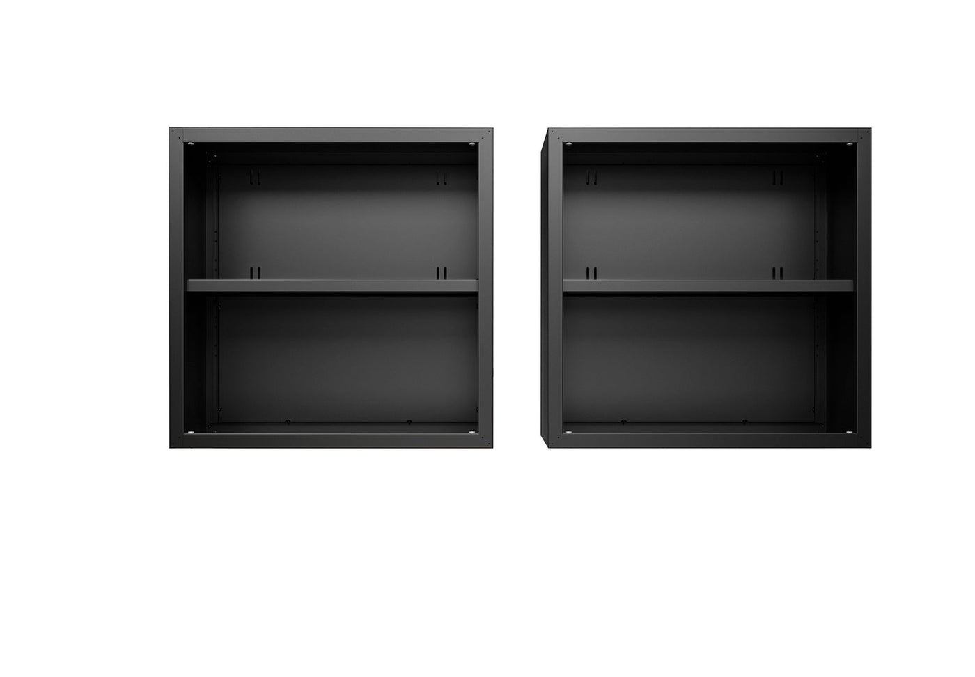 Maximus Floating Garage Cabinet - Charcoal Grey - Set of 2
