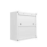Maximus Floating Garage Cabinet - White - Set of 2