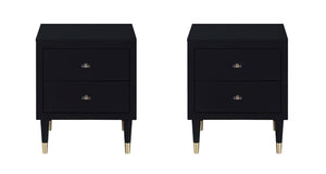 Anderup Nightstand - Black - Set of 2