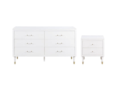 Anderup Dresser/Nightstand - White