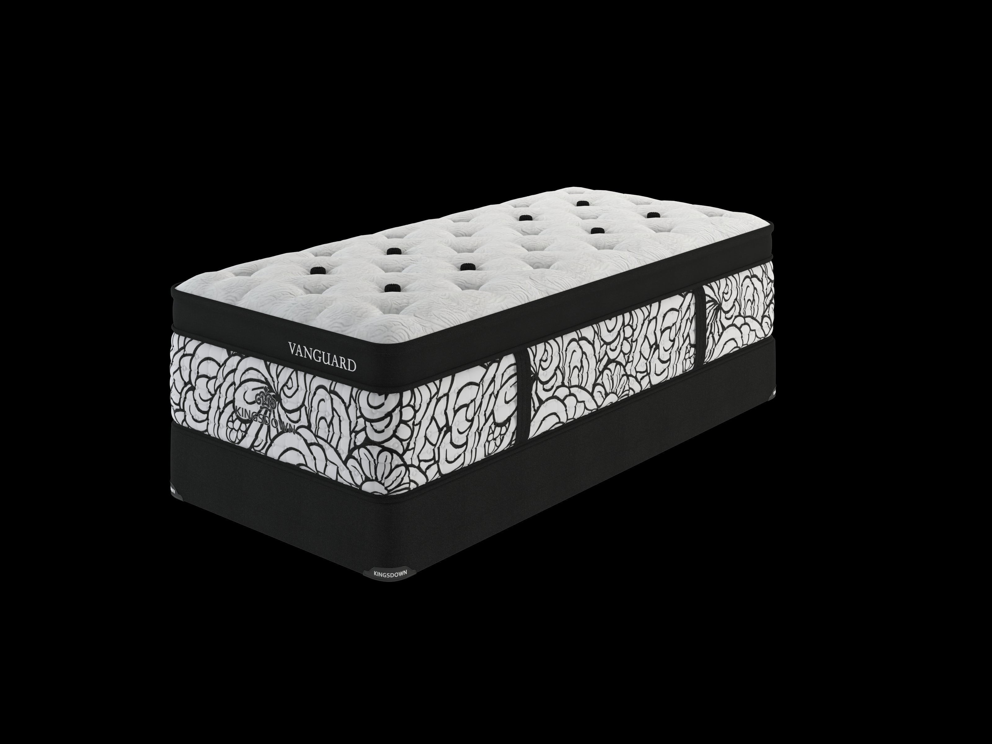 Kingsdown Vanguard Medium Euro Top Twin XL Mattress and Boxspring Set