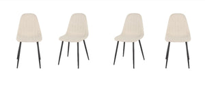 Dezi Dining Chairs (Set of 4) - Beige