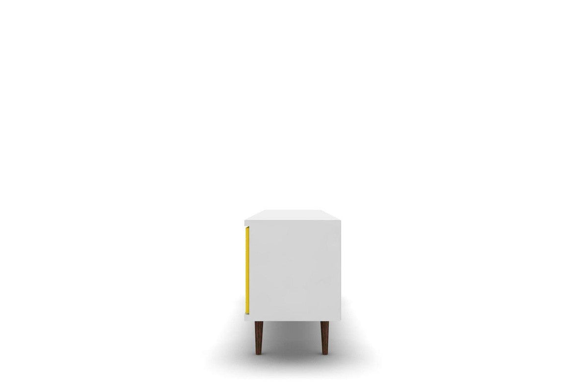 Lekedi 63" TV Stand - White/Yellow