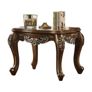 Earthen End Table - Antique Oak