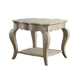 Plumage End Table - Antique Taupe