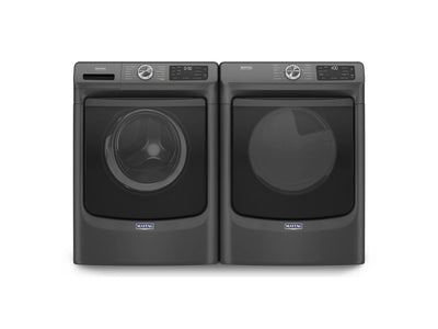 Maytag Volcano Black Front-Load Washer (5.5 cu.ft.) & Electric Dryer (7.3 cu. ft.) - MHW6630MBK/YMED6630MBK