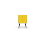 Lekedi II Night Table - White/Yellow