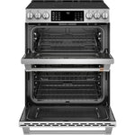 Café Stainless Steel 30" Electric Double Oven Range with Built-in Wifi and No-Preheat Air Fry (6.7 Cu. Ft) - CCES750P2MS1