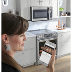 Café™ Stainless Steel 30" Smart Slide-In, Front-Control, Induction and Convection Range with In-Oven Camera (5.7 Cu. Ft) - CHS90XP2MS1